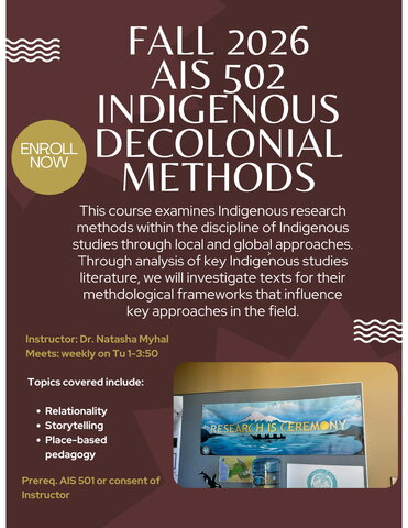 AIS 502 flyer myhal